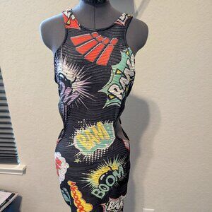 Symphony Comic Style Cutout Dress